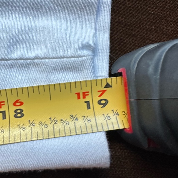 Talbots White Stretch Straight Leg Ankle Cropped Pants High Rise Size 14P - Picture 12 of 13